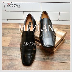 Mezlan McKenna Slip-On Loafer Black Leather 9.5